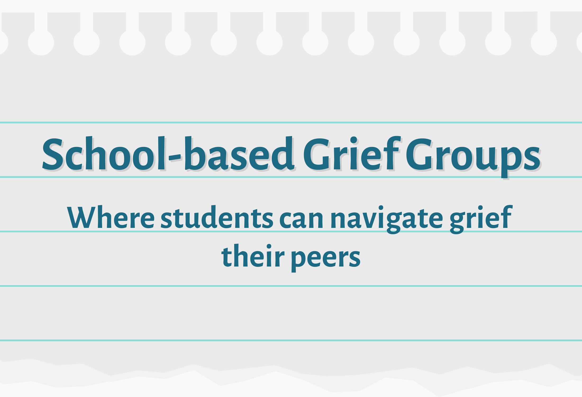 Teal watercolor background with Sharing Kindness logo and text that reads, "Young Adult Grief Group: A place where young adults (18+) on the Cape can connect and share their grief experiences. Made possible by funding from the Parent Information Network (PIN), and with support from One Shared Spirit."